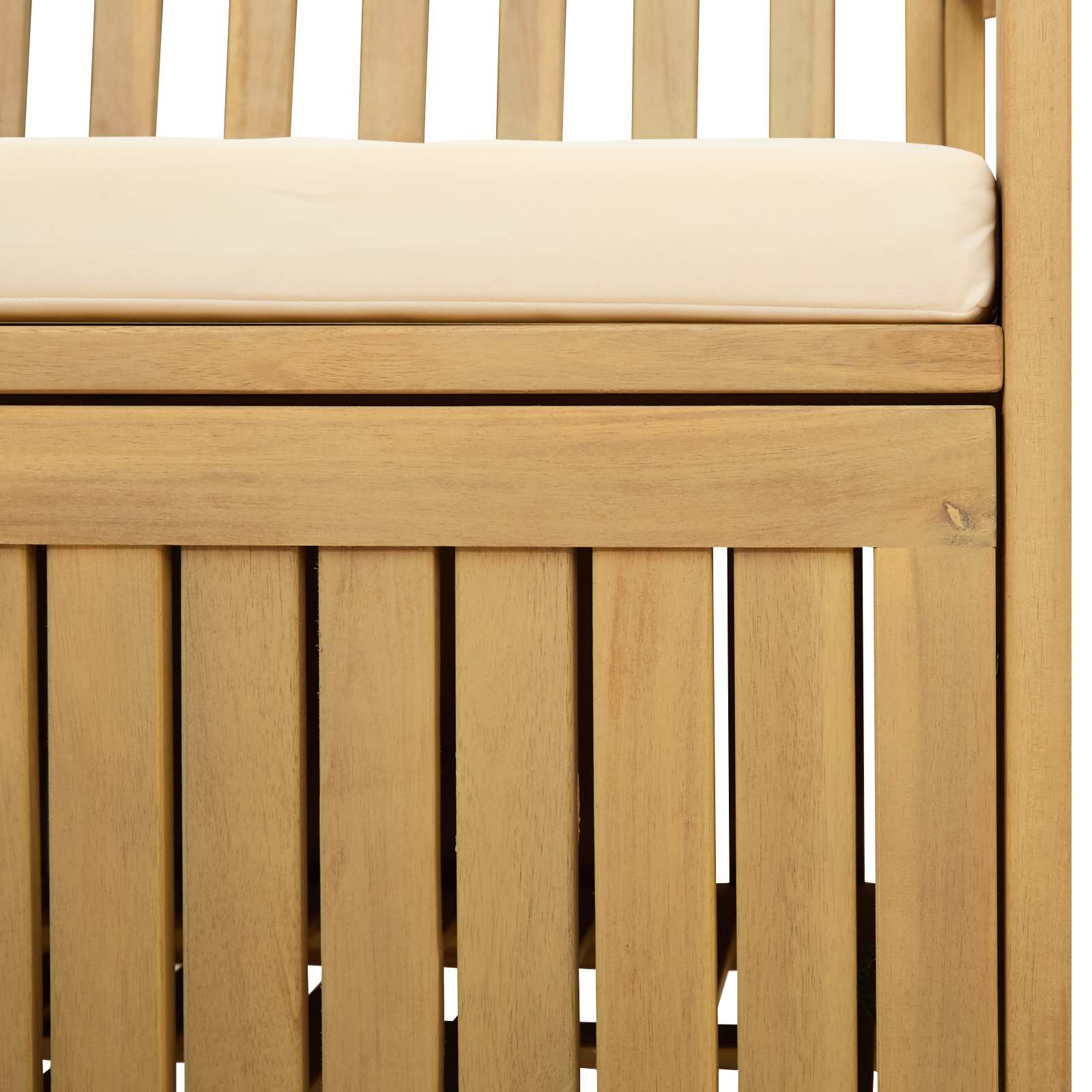 Sitzbank mit Stauraum mit Kissen mit Speicher 148 x 63 x 84 cm
