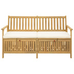Sitzbank mit Stauraum mit Kissen mit Speicher 148 x 63 x 84 cm