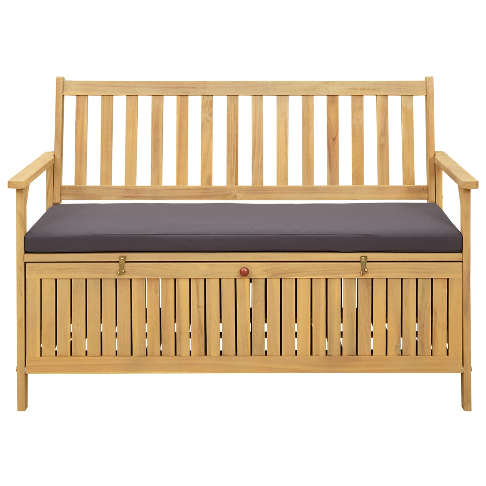 Sitzbank mit Stauraum mit Kissen mit Speicher 120 x 63 x 84 cm