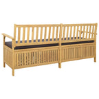 Sitzbank mit Stauraum mit Kissen mit Speicher 170 x 63 x 84 cm