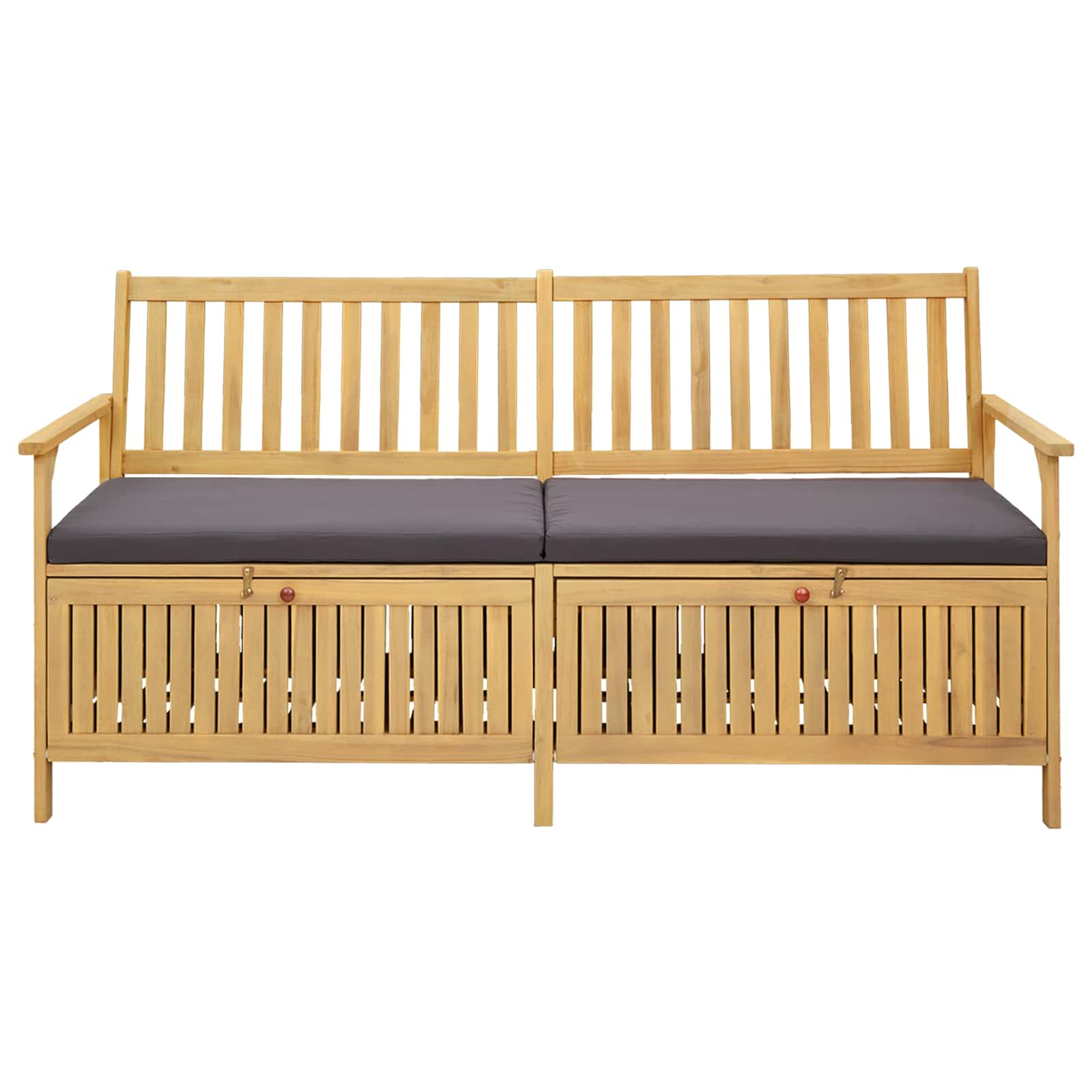 Sitzbank mit Stauraum mit Kissen mit Speicher 170 x 63 x 84 cm