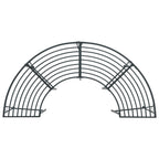 Baumbank 4-Sitzanzahl 160 x 80 x 44 cm Stahl Silber Grau