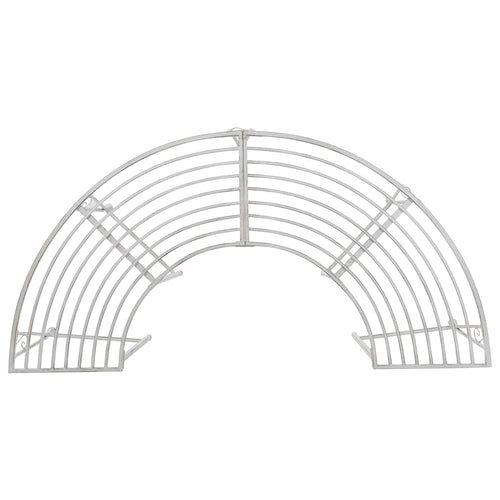 Baumbank 4-Sitzanzahl 160 x 80 x 44 cm Stahl Antik Weiß