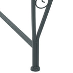 Baumbank 8-Sitzanzahl Ø 160 x 89 cm Stahl Silber Grau Rund
