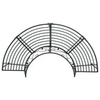 Baumbank 4-Sitzanzahl 160 x 80 x 89 cm Stahl Schwarz