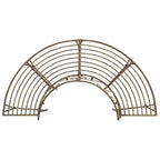 Baumbank 4-Sitzanzahl 160 x 80 x 89 cm Stahl Antikbraun