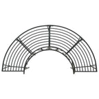 Baumbank 4-Sitzanzahl 160 x 80 x 89 cm Stahl Schwarz