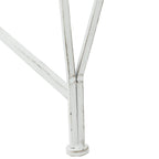 Baumbank 4-Sitzanzahl 160 x 80 x 89 cm Stahl Antik Weiß