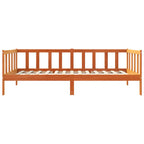 Bettrahmen Wachsbraun 90 x 190 cm Massives Kiefernholz