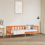Bettrahmen Wachsbraun 90 x 190 cm Massives Kiefernholz