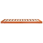 Bettrahmen Wachsbraun 90 x 200 cm Massives Kiefernholz