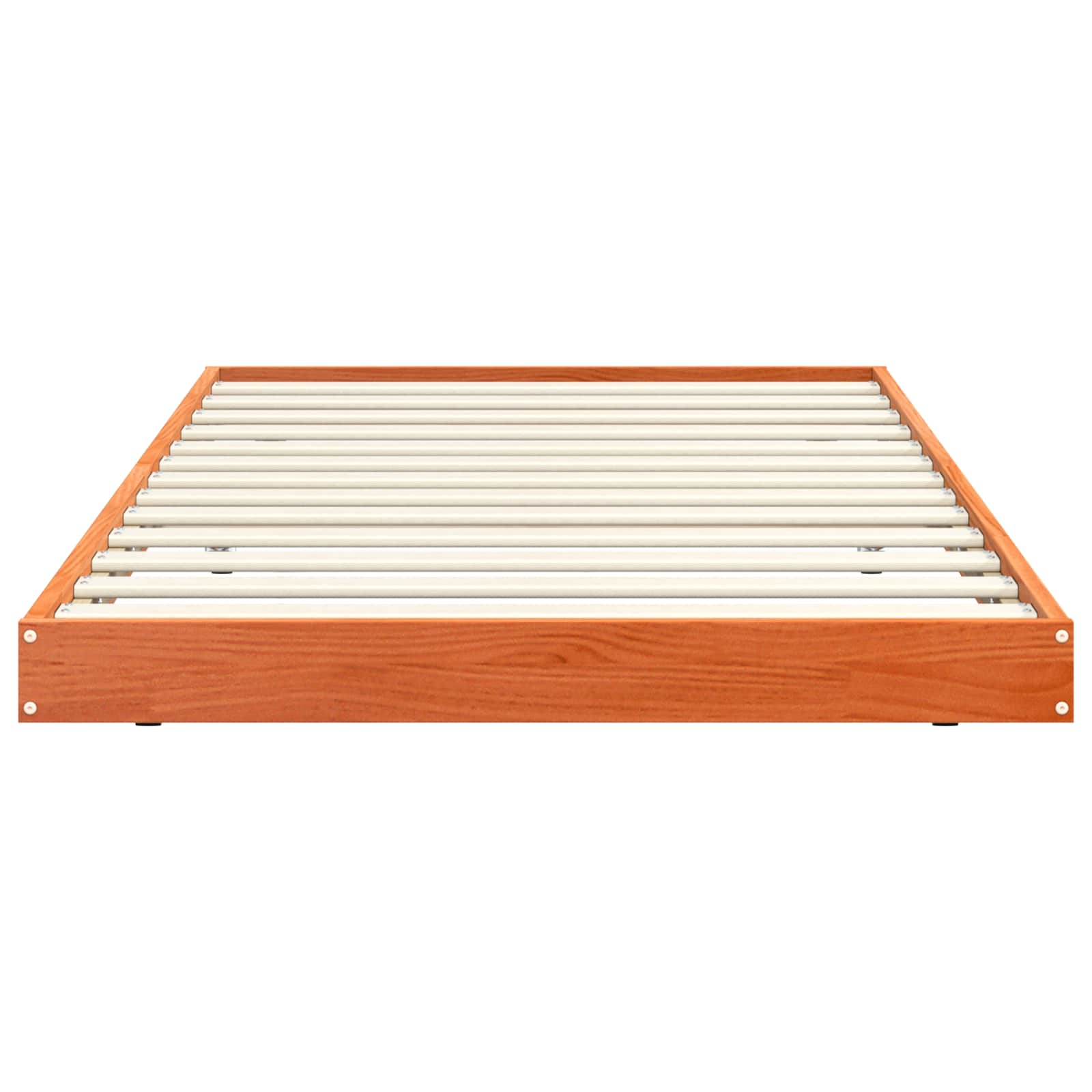 Bettrahmen Wachsbraun 70 x 190 cm Massives Kiefernholz