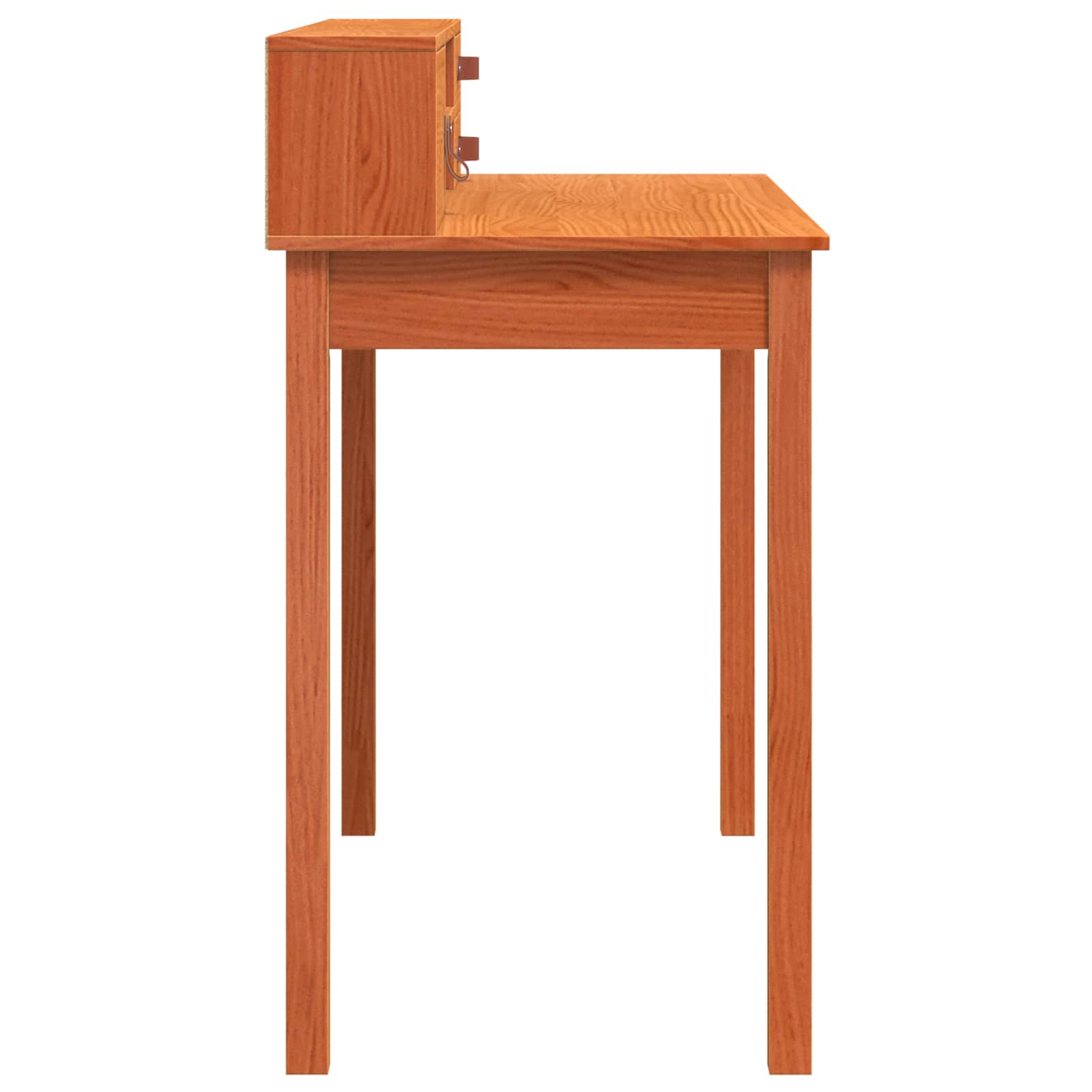 Schreibtisch Wachsbraun 110 x 50 x 93 cm Massives Kiefernholz