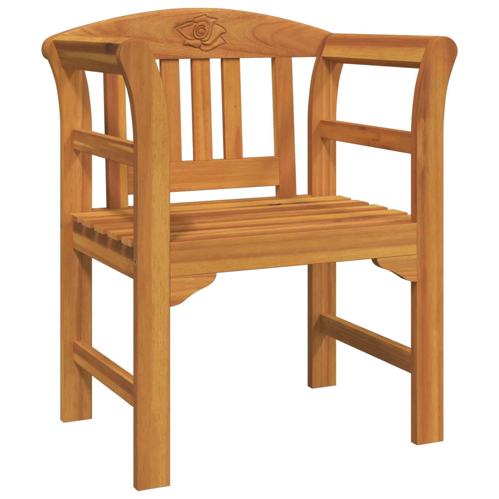 Gartenrosen-Lounge-Set 4 pcs Massivholz Akazie