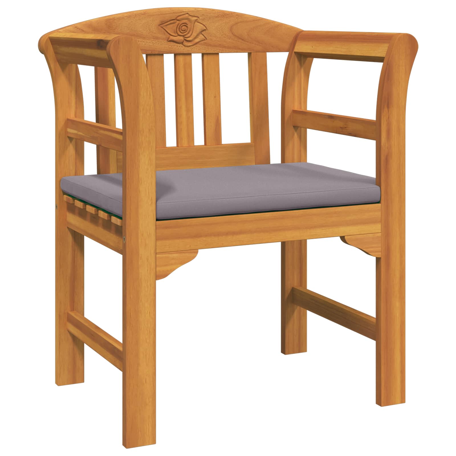 Gartenrosen-Lounge-Set mit Kissen 3 pcs Massivholz Akazie