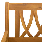 Gartenschaukelbank Natur 110 x 56 x 58 cm Massivholz Akazie