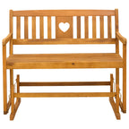Garten Schaukeltbank Natur 110 x 59 x 97 cm Massivholz Akazie