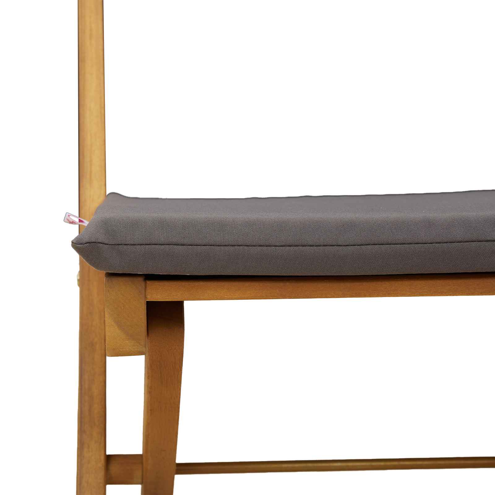 Außen Bistro-Stühle 4 pcs Dunkelgrau 40 x 53 x 80 cm