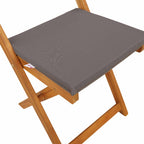Außen Bistro-Stühle 4 pcs Dunkelgrau 40 x 53 x 80 cm