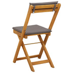Außen Bistro-Stühle 4 pcs Dunkelgrau 40 x 53 x 80 cm