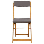Außen Bistro-Stühle 4 pcs Dunkelgrau 40 x 53 x 80 cm