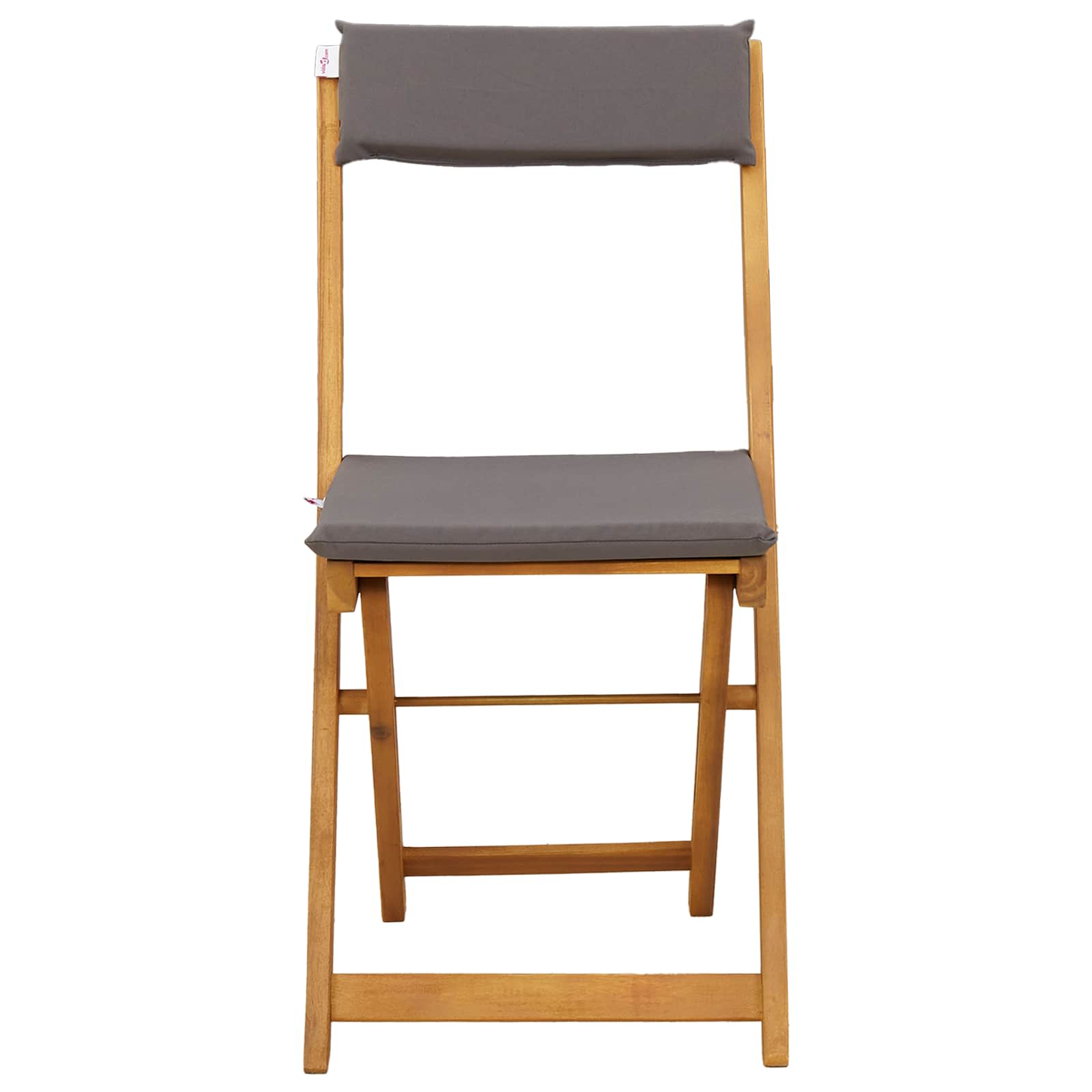 Außen Bistro-Stühle 4 pcs Dunkelgrau 40 x 53 x 80 cm