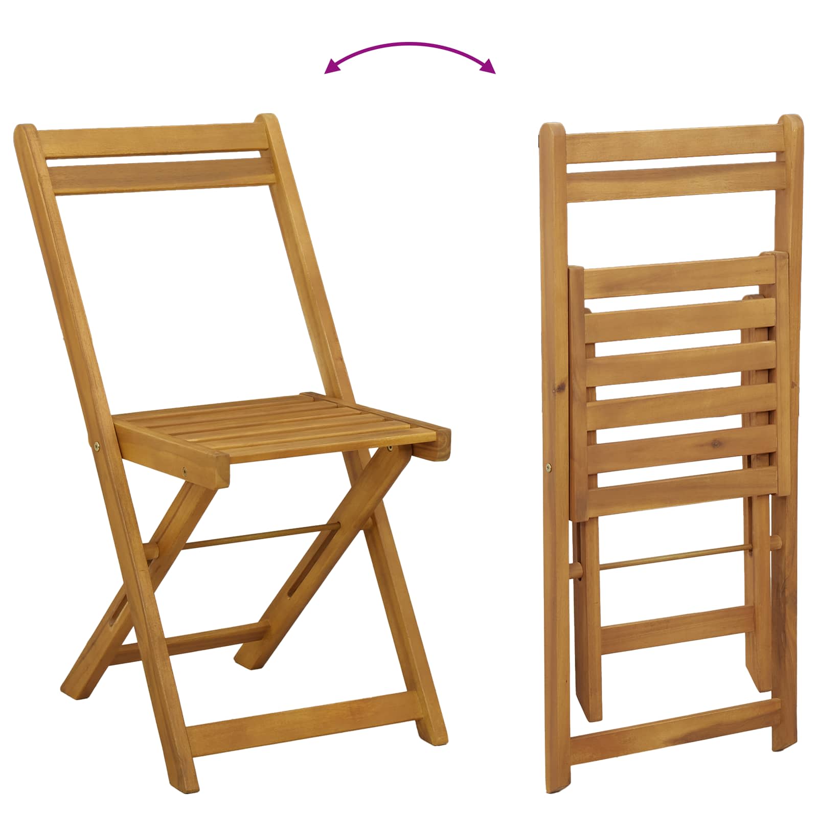 Außen Bistro-Stühle 4 pcs Dunkelgrau 40 x 53 x 80 cm