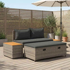 Outdoor-Sofagarnitur 4-Sitzanzahl 4 pcs 55 x 30 x 39 cm