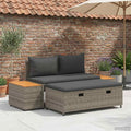 Outdoor-Sofagarnitur 4-Sitzanzahl 4 pcs 55 x 30 x 39 cm