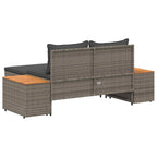 Outdoor-Sofagarnitur 4-Sitzanzahl 4 pcs 55 x 30 x 39 cm