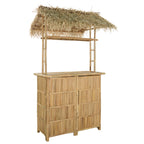 Outdoor Bartisch Natur 115 x 95 x 215 cm Bambus