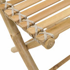 Gartenstuhl 4 pcs Natur Bambus