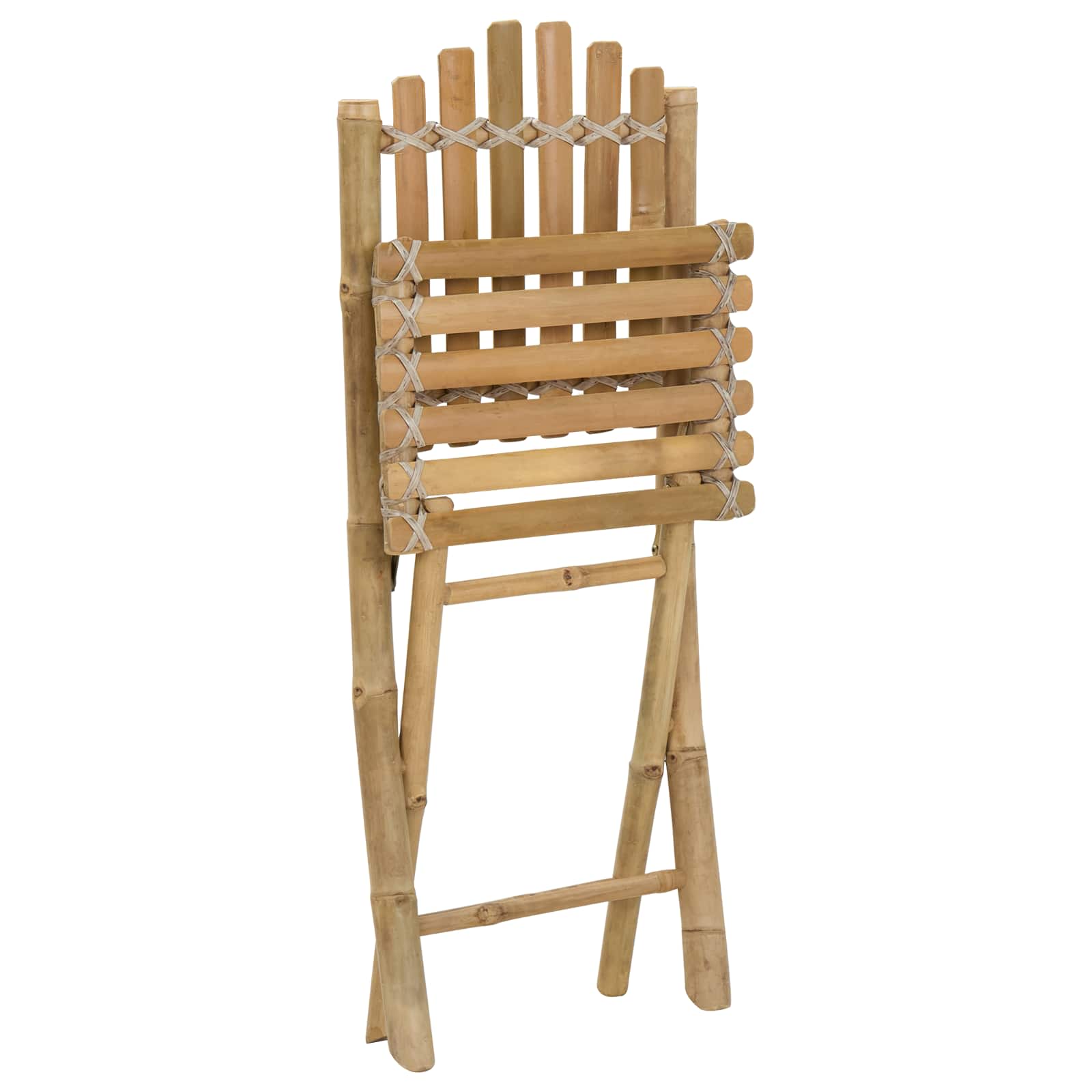 Gartenstuhl 4 pcs Natur Bambus