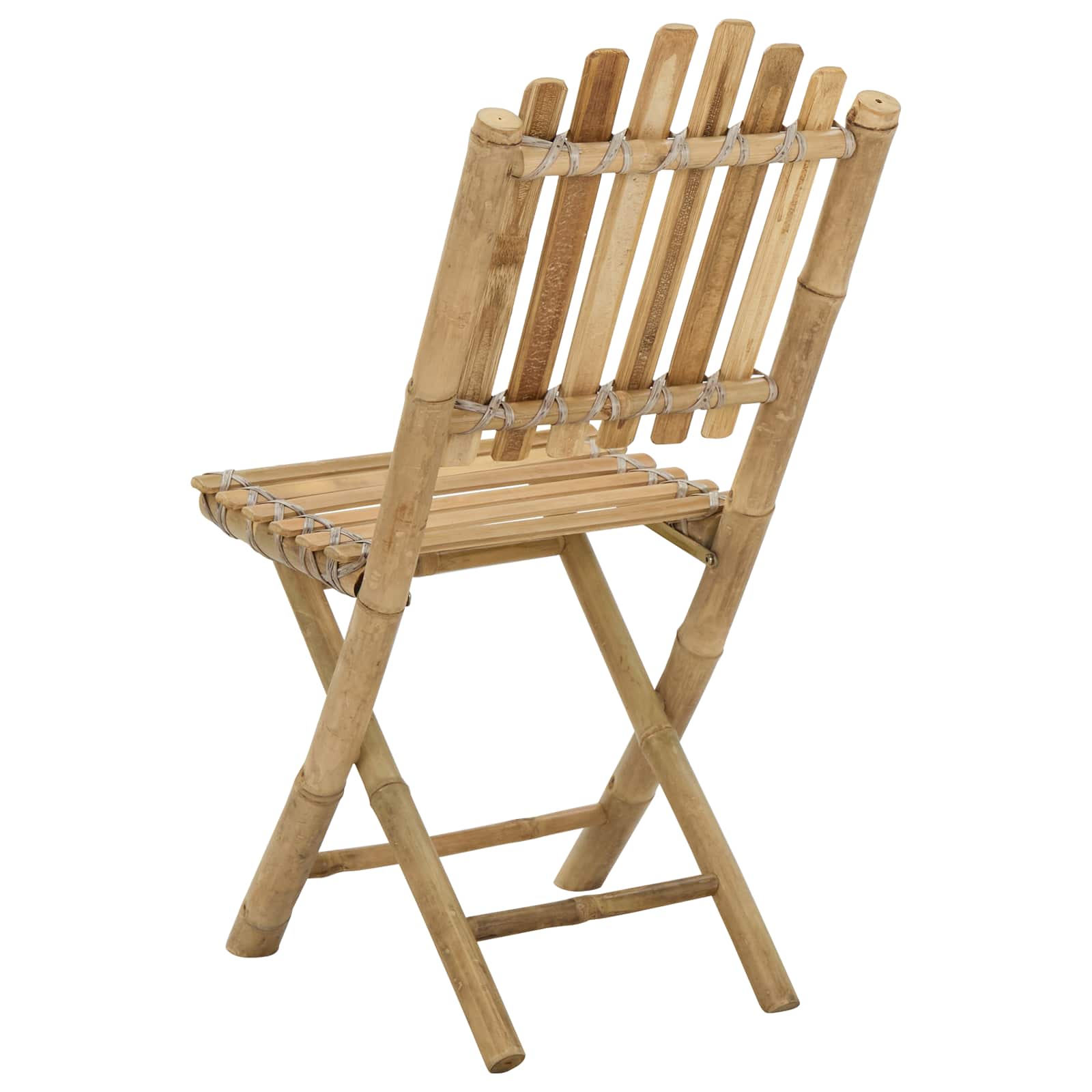 Gartenstuhl 4 pcs Natur Bambus