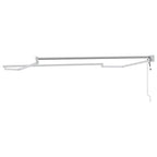 Elektrisches Markisenrahmen Weiß 2,5 x 2 m Aluminium