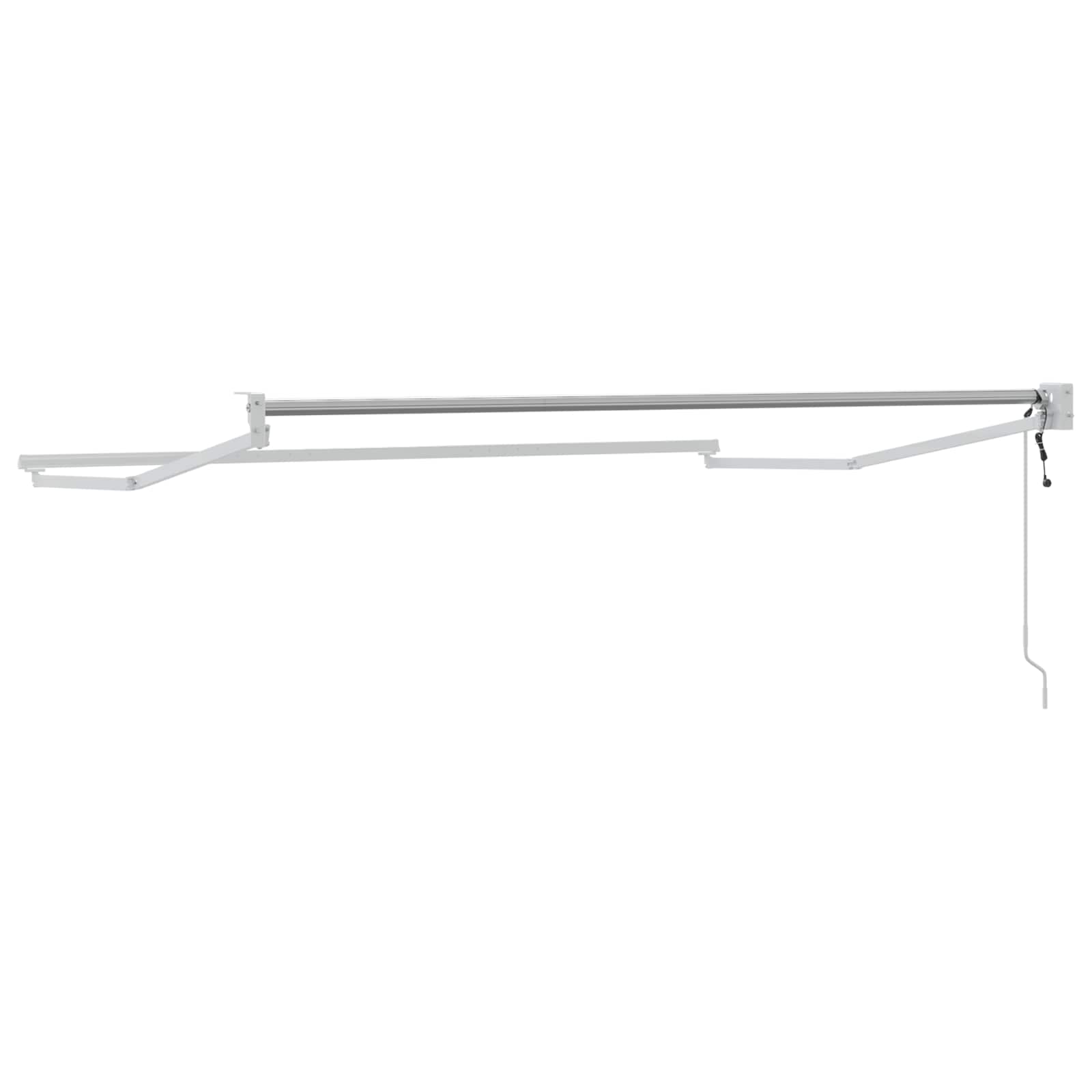 Elektrisches Markisenrahmen Weiß 2,5 x 2 m Aluminium