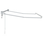 Elektrisches Markisenrahmen Weiß 2,5 x 2 m Aluminium