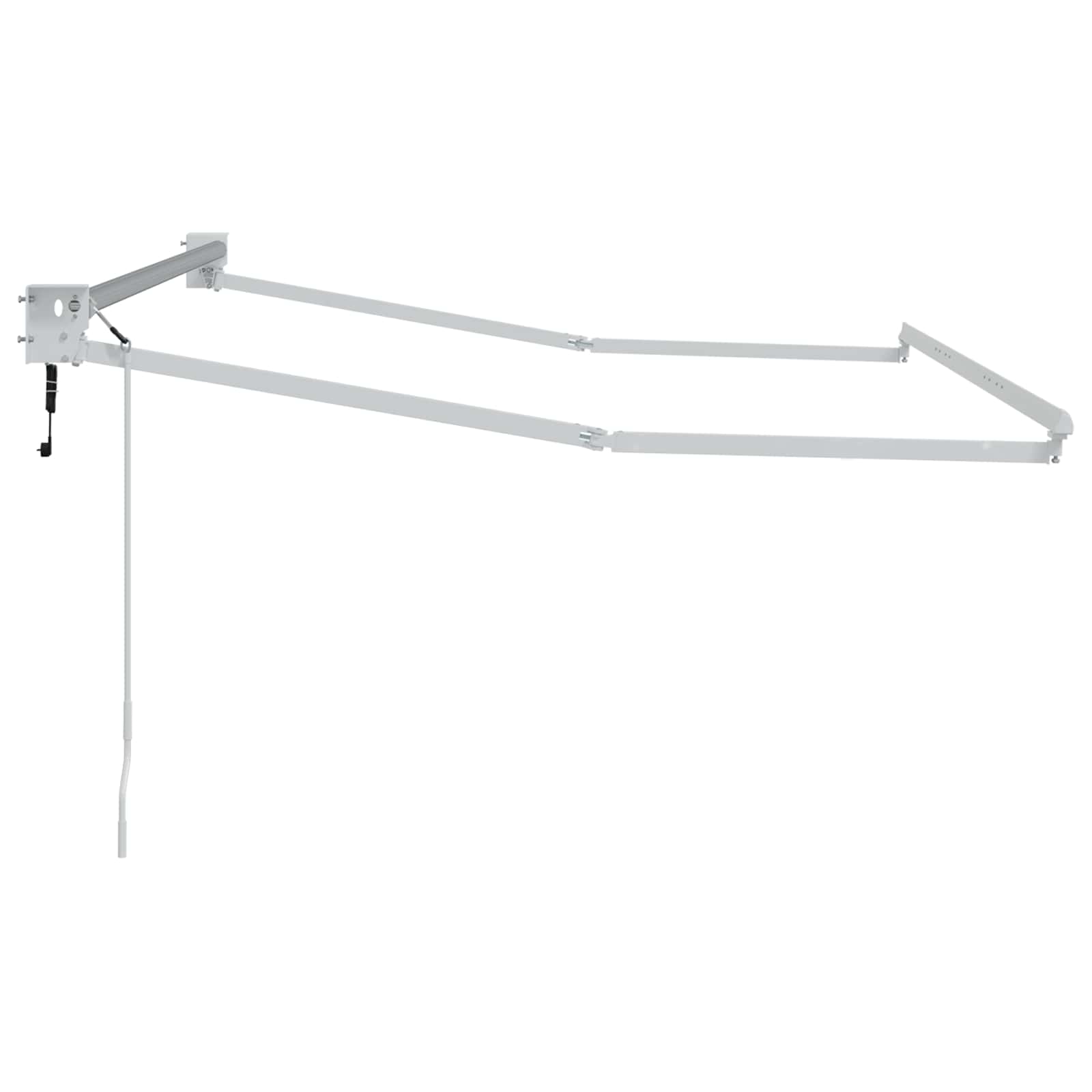 Elektrisches Markisenrahmen Weiß 2,5 x 2 m Aluminium