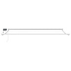 Elektrisches Markisenrahmen Weiß 4 x 3 m Aluminium