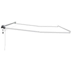 Elektrisches Markisenrahmen Weiß 4 x 3 m Aluminium