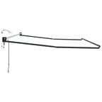 Elektrisches Markisenrahmen Anthrazit 4,5 × 3 m Aluminium