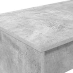 Bett-Schreibtisch Betongrau Holzwerkstoff 100 x 45 x 75 cm