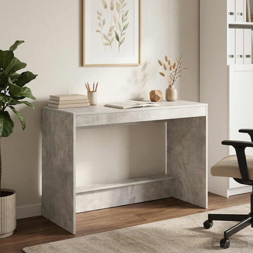 Bett-Schreibtisch Betongrau Holzwerkstoff 100 x 45 x 75 cm