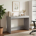Bett-Schreibtisch Grau Sonoma Holzwerkstoff 100 x 45 x 75 cm