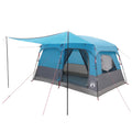 Familienzelt mit Dach Blau 320 x 210 x 180 cm Polyester