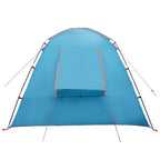 Hütten-Zelt mit Dach Blau 210 x 210 x 138 cm Polyester