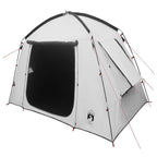 Hütten-Zelt mit Dach Weiß Blackout 210 x 210 x 138 cm Polyester