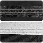 Hütten-Zelt mit Dach Weiß Blackout 300 x 210 x 156 cm Polyester