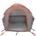 Autozelt Grau und Orange 200 x 170 x 170 cm Polyester und Stahl