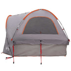 Autozelt Grau und Orange 200 x 170 x 170 cm Polyester und Stahl